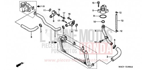 WASSERROHR (ST1100T/V/W/AT/AV/AW) ST1100AT de 1996